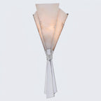 Orvi French Art Deco Alabaster Bouquet Wall Sconce - Lumovique