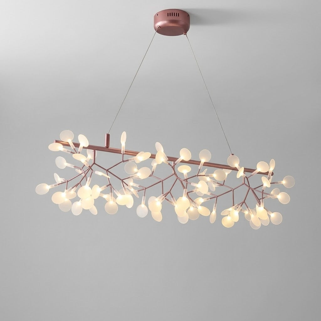 Yuvo Nordic Firefly Linear Branch Chandelier - Lumovique