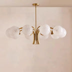 Telo Mid Century Glass Globe Sputnik Chandelier - Lumovique