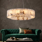 Dely Spanish Alabaster Drum Chandelier - Lumovique