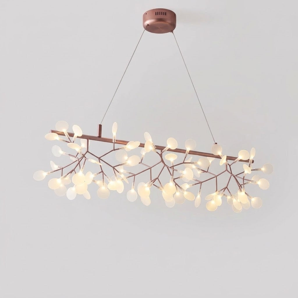 Yuvo Nordic Firefly Linear Branch Chandelier - Lumovique