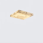 Azio Spanish Alabaster Square Flush Mount Ceiling Light - Lumovique