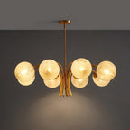 Telo Mid Century Glass Globe Sputnik Chandelier - Lumovique
