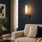 Jorva Spanish Alabaster Tube Wall Sconce - Lumovique