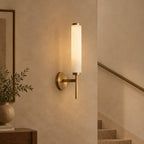 Jorva Spanish Alabaster Tube Wall Sconce - Lumovique