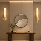 Jorva Spanish Alabaster Tube Wall Sconce - Lumovique