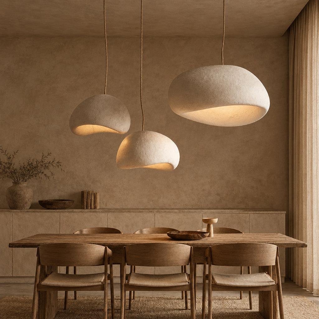 Erys Wabi Sabi Irregular Dome Pendant Light - Lumovique