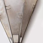 Orvi French Art Deco Alabaster Bouquet Wall Sconce - Lumovique