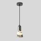 Aven Mid Century Marble Cone Pendant Light - Lumovique
