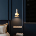 Aven Mid Century Marble Cone Pendant Light - Lumovique