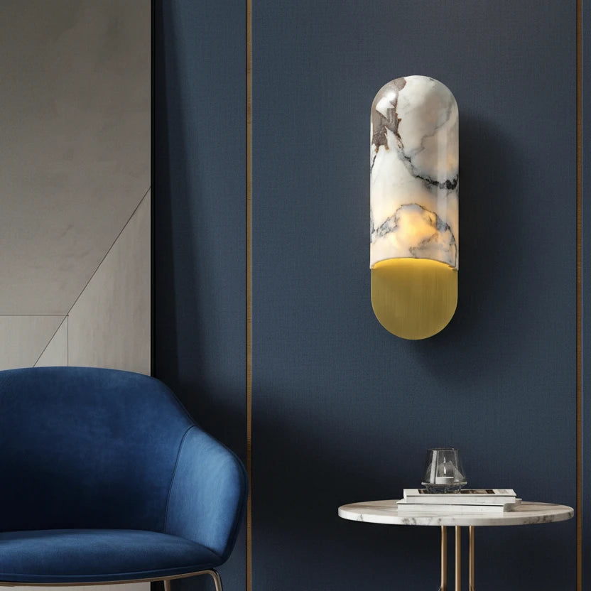 Favo Cylindrical Capsule Wall Light 2