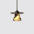 Orve Minimalist Marble Cone Pendant Light - Lumovique