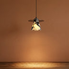 Orve Minimalist Marble Cone Pendant Light - Lumovique