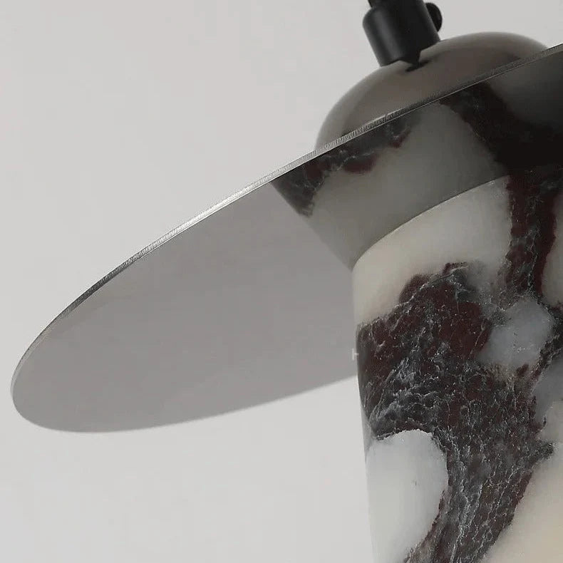Orve Minimalist Marble Cone Pendant Light - Lumovique