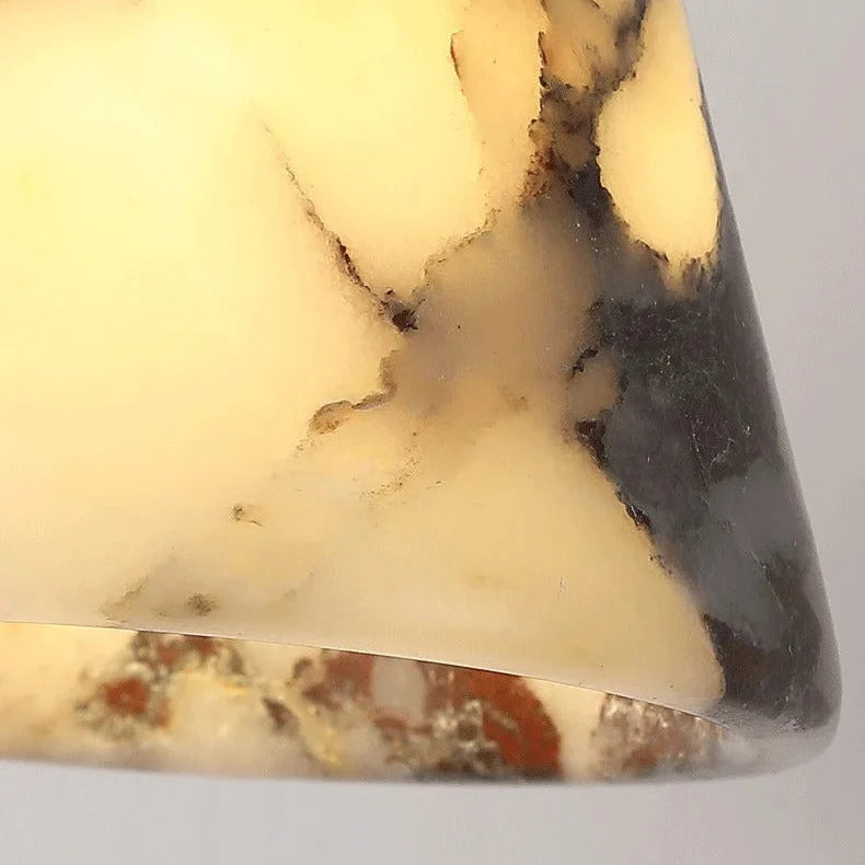 Orve Minimalist Marble Cone Pendant Light - Lumovique