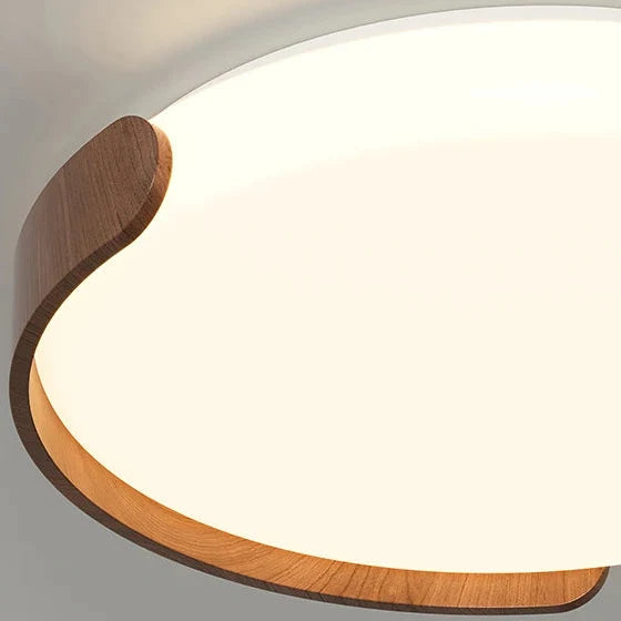Friz Scandinavian Pebble LED Flush Mount Ceiling Light - Lumovique