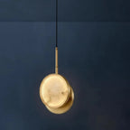 Javo Italian Alabaster Disc Pendant Light - Lumovique