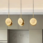 Javo Italian Alabaster Disc Pendant Light - Lumovique