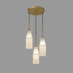Keno Art Deco Alabaster Stepped Pendant Light - Lumovique
