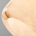 Sezi Minimalist Alabaster Cylinder Pendant Light - Lumovique