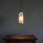 Avix Art Deco Alabaster Slab Pendant Light - Lumovique