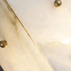 Avix Art Deco Alabaster Slab Pendant Light - Lumovique
