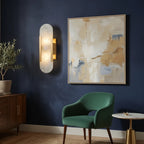Leso Minimalist Alabaster Pill Wall Sconce - Lumovique