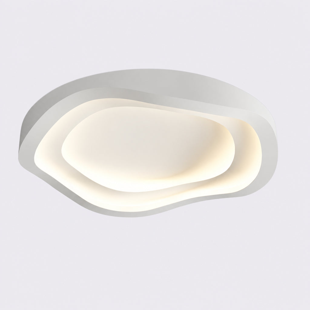Rilo Minimalist Cloud LED Flush Mount Ceiling Light - Lumovique