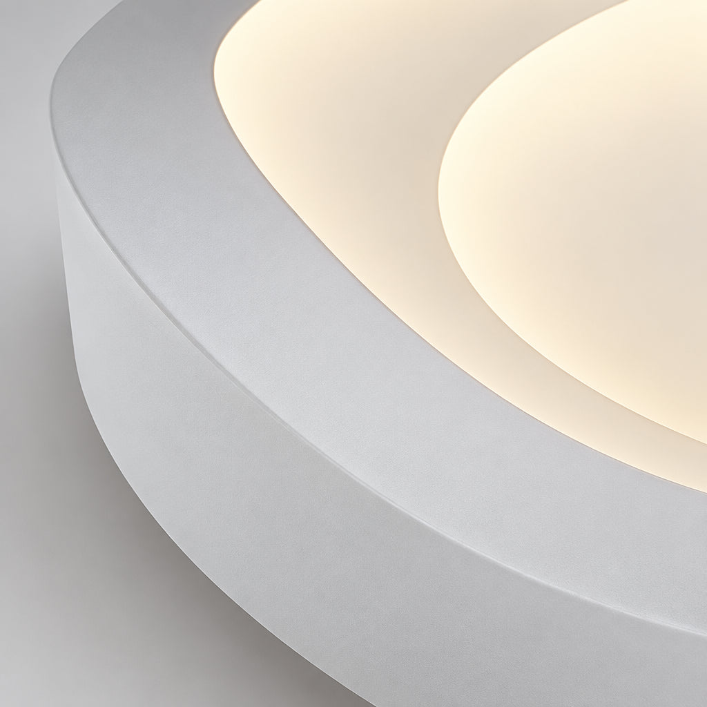 Rilo Minimalist Cloud LED Flush Mount Ceiling Light - Lumovique