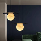 Tezo Japandi Alabaster Globe Pendant Light - Lumovique