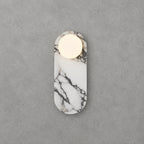 Nuzi Mid Century Marble Glass Globe Wall Sconce - Lumovique