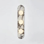 Nuzi Mid Century Marble Glass Globe Wall Sconce - Lumovique