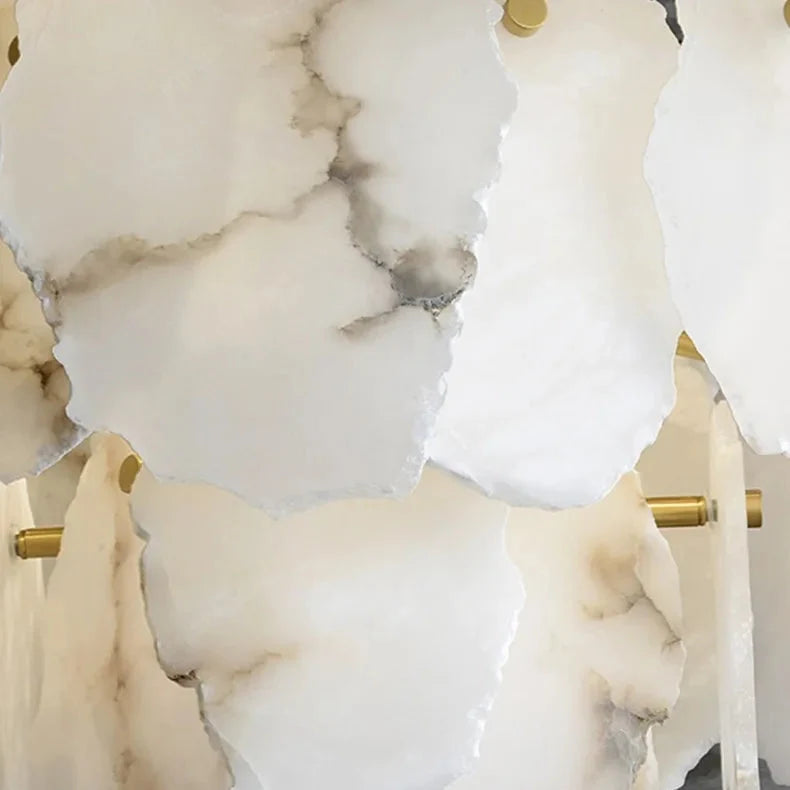 Bryx Spanish Alabaster Tiered Chandelier - Lumovique