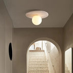 Faro Wabi Sabi Travertine Flush Mount Ceiling Light - Lumovique