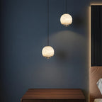 Xevi Mid Century Alabaster Globe Pendant Light - Lumovique