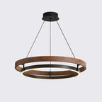 Tyva Scandinavian LED Double Ring Chandelier - Lumovique