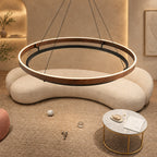 Tyva Scandinavian LED Double Ring Chandelier - Lumovique