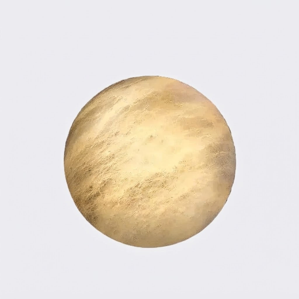 Kyvo Italian Alabaster Moon Wall Sconce - Lumovique