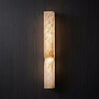 Vexo Art Deco Alabaster Tiered Wall Sconce - Lumovique