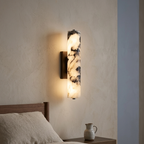 Habro Minimalist Marble Cylinder Wall Sconce - Lumovique