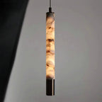 Brenu Spanish Alabaster Cylinder Pendant Light - Lumovique
