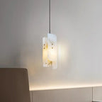 Avix Art Deco Alabaster Slab Pendant Light - Lumovique
