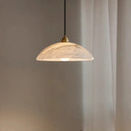 Lyra Spanish Alabaster Dome Pendant Light - Lumovique