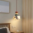 Sorno Post Modern Marble Drum Pendant Light - Lumovique