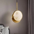 Javo Italian Alabaster Disc Pendant Light - Lumovique