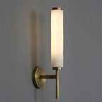 Jorva Spanish Alabaster Tube Wall Sconce - Lumovique