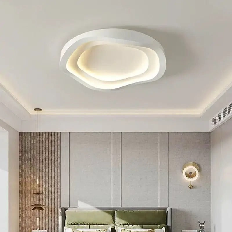 Rilo Minimalist Cloud LED Flush Mount Ceiling Light - Lumovique