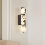 Habro Minimalist Marble Cylinder Wall Sconce - Lumovique