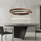 Tyva Scandinavian LED Double Ring Chandelier - Lumovique