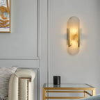 Leso Minimalist Alabaster Pill Wall Sconce - Lumovique